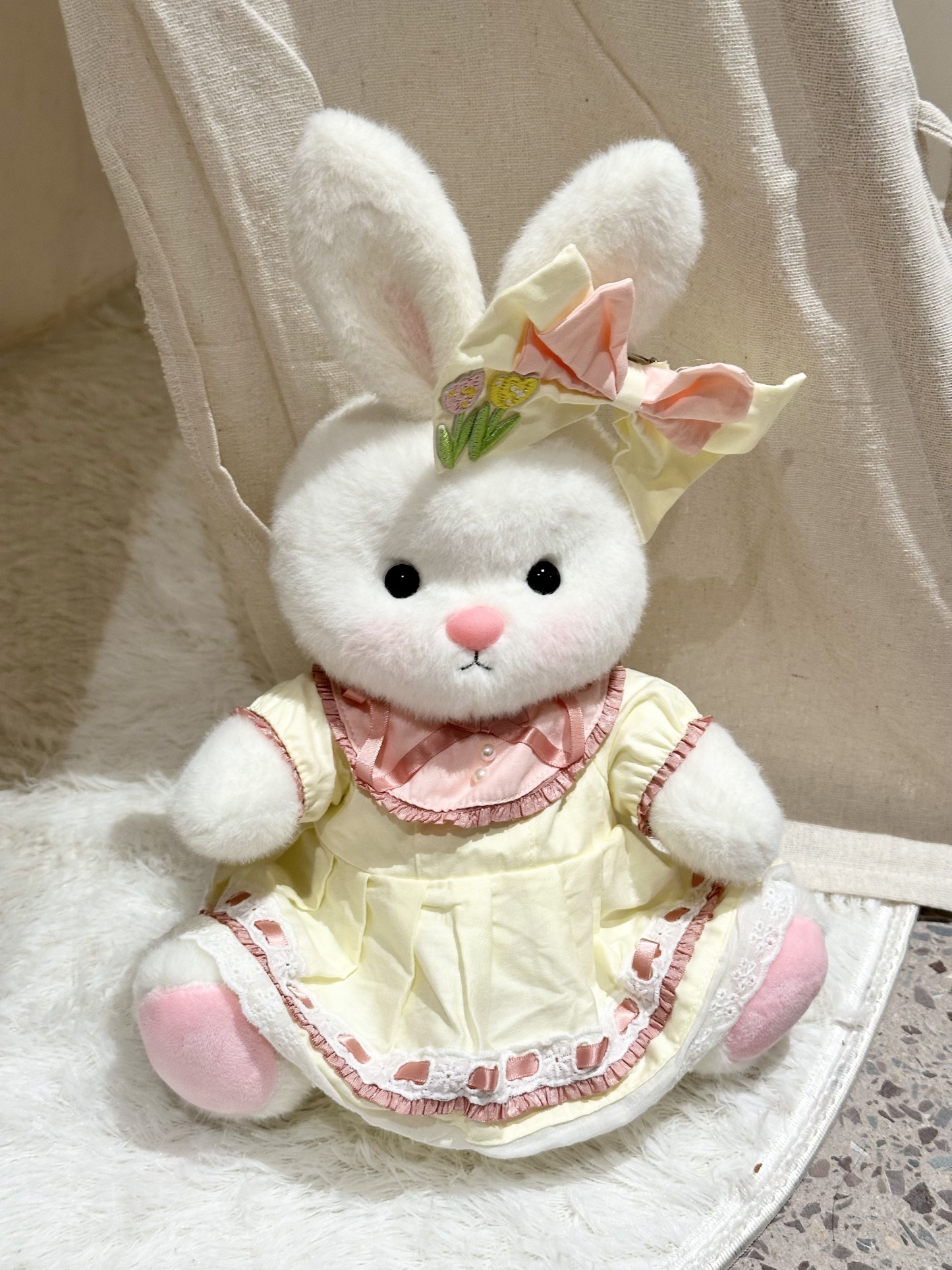 Homeyfriends Cute Jointed Bunny With Tulip Dress Outfit