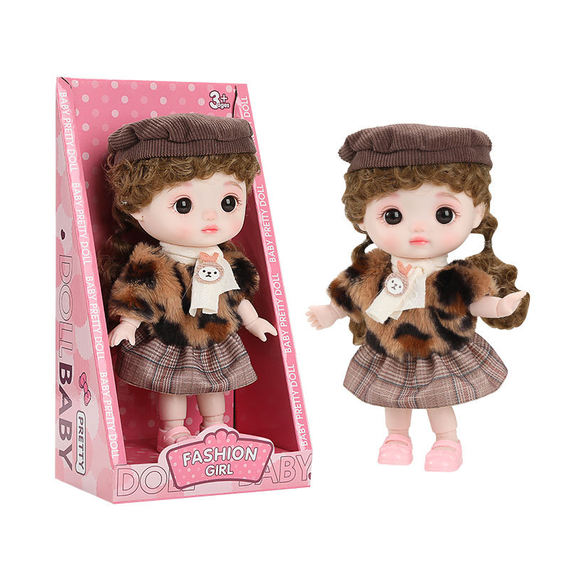 Homeyfriends 9“ Jointed Doll – Beautiful Fashion Princess with Outfits
