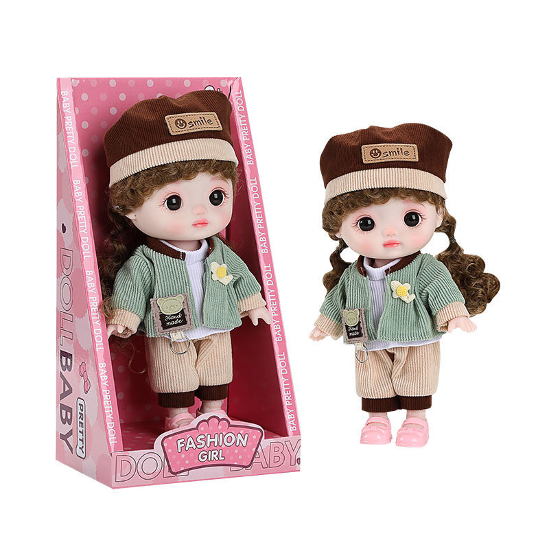 Homeyfriends 9“ Jointed Doll – Beautiful Fashion Princess with Outfits