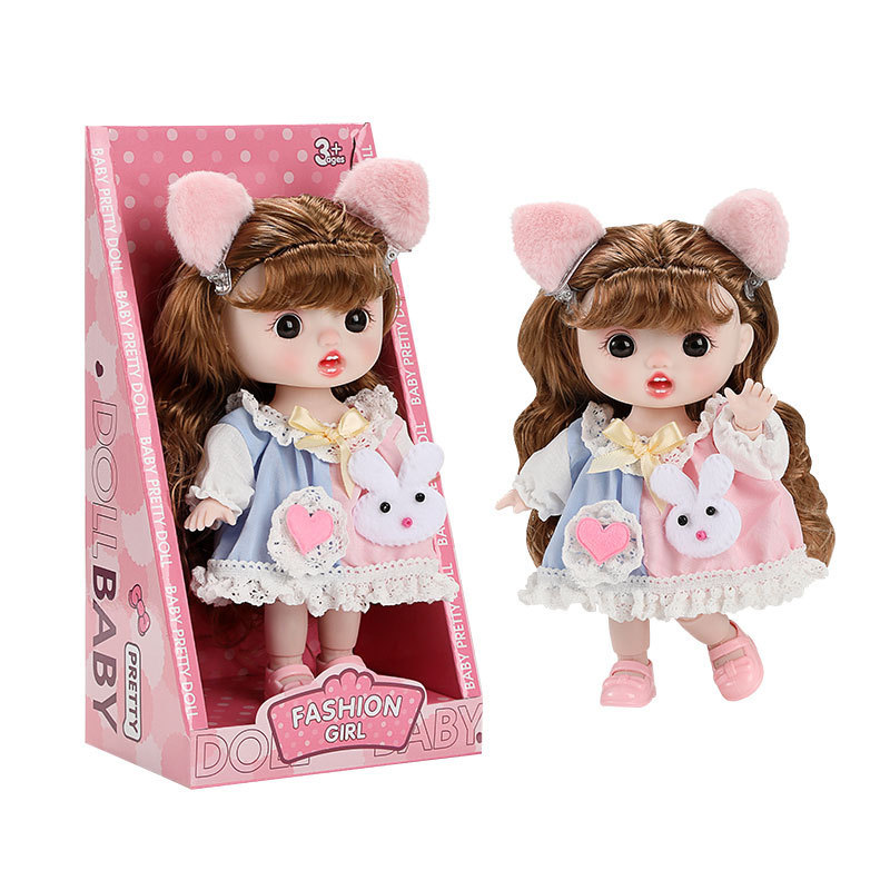 Homeyfriends 9“ Jointed Doll – Beautiful Fashion Princess with Outfits