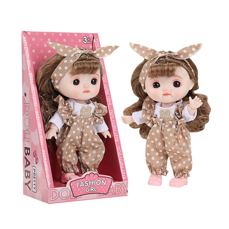 Homeyfriends 9“ Jointed Doll – Beautiful Fashion Princess with Outfits