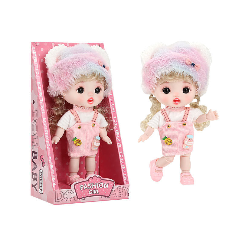 Homeyfriends 9“ Jointed Doll – Beautiful Fashion Princess with Outfits