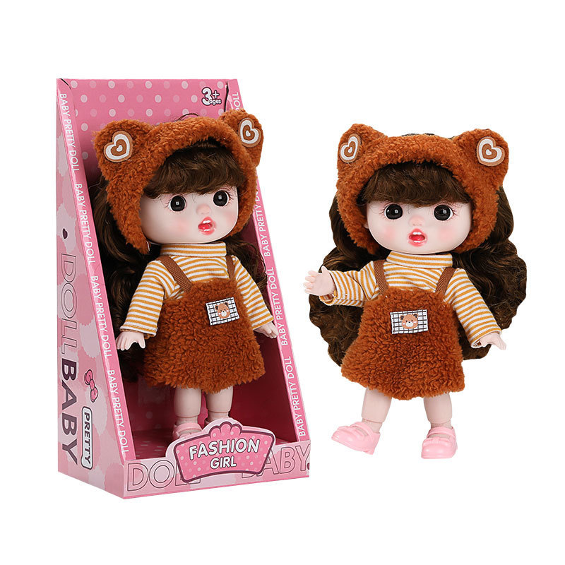 Homeyfriends 9“ Jointed Doll – Beautiful Fashion Princess with Outfits