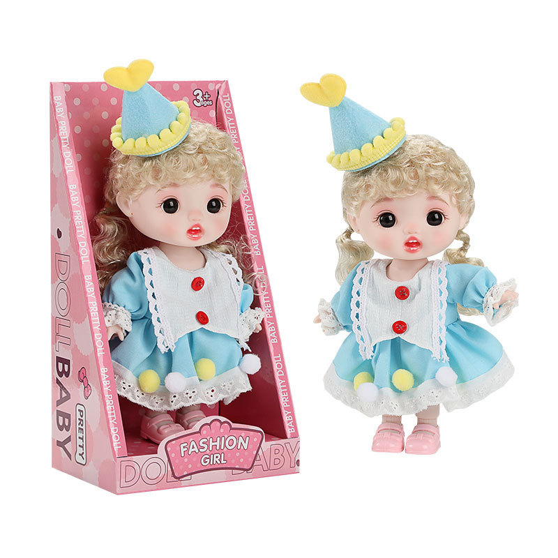 Homeyfriends 9“ Jointed Doll – Beautiful Fashion Princess with Outfits