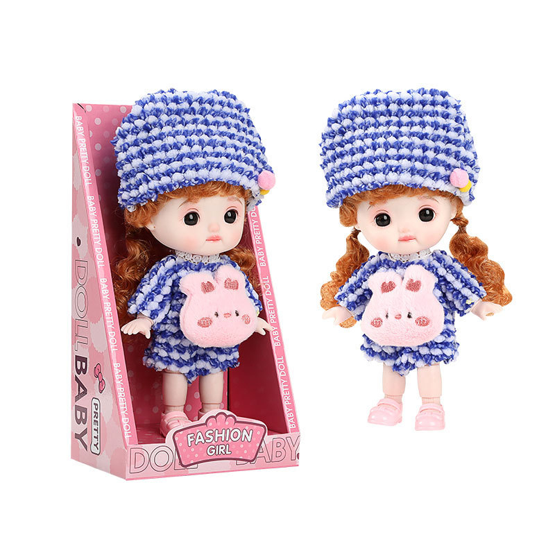 Homeyfriends 9“ Jointed Doll – Beautiful Fashion Princess with Outfits