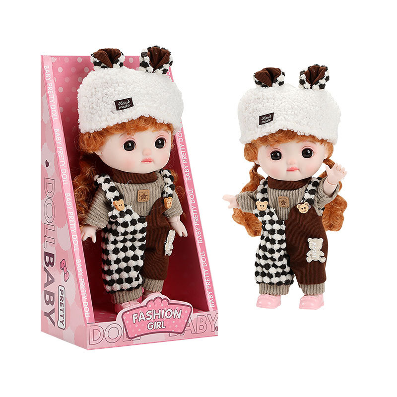 Homeyfriends 9“ Jointed Doll – Beautiful Fashion Princess with Outfits