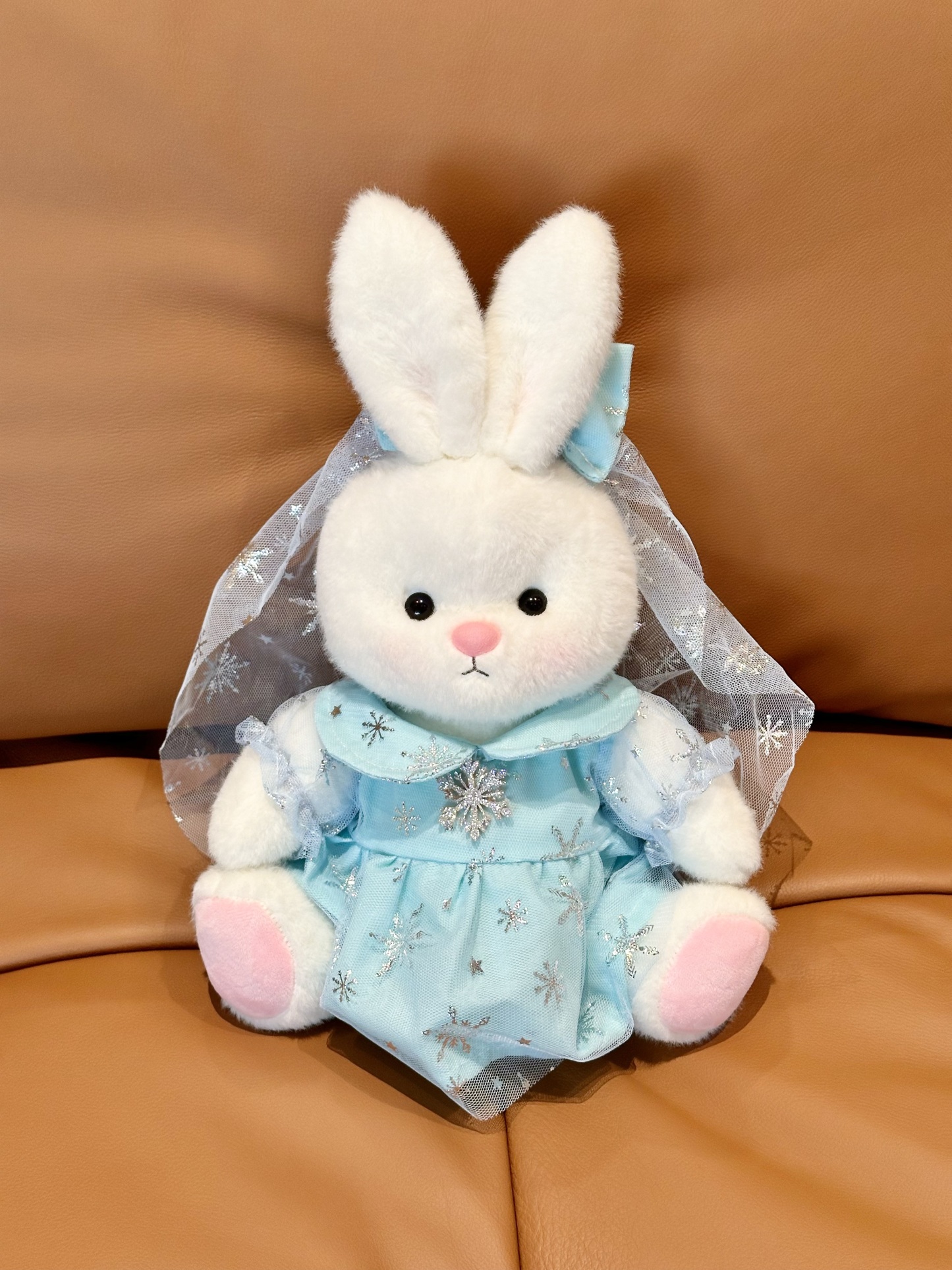 Homeyfriends Cute Jointed Bunny With Ice Princess Wedding Dress Outfit