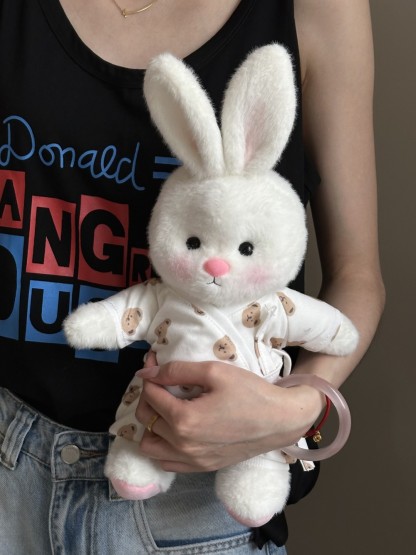Homeyfriends Cute Jointed Bunny With Pig pajamas