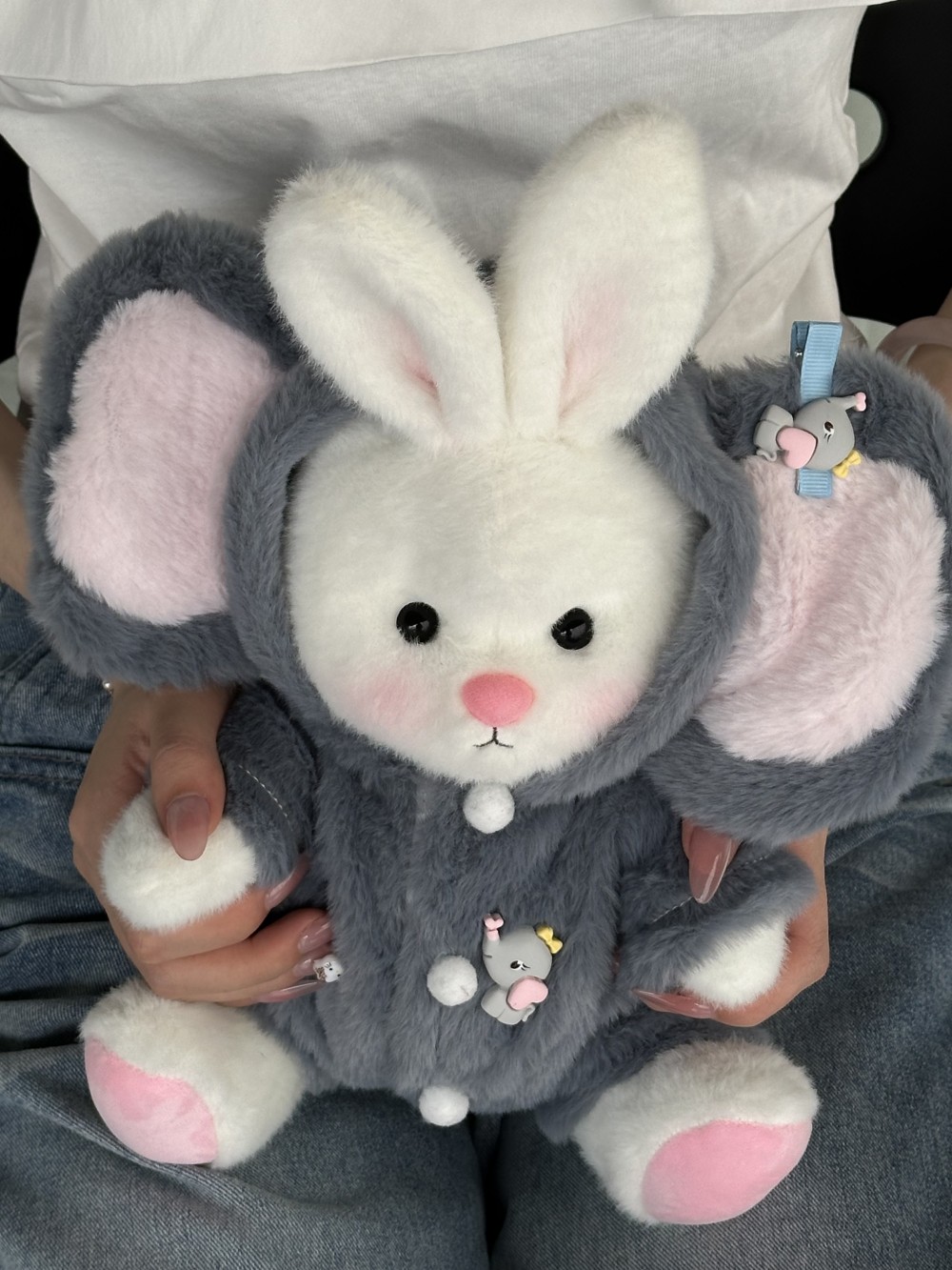 Homeyfriends Cute Jointed Bunny With Elephant Outfit