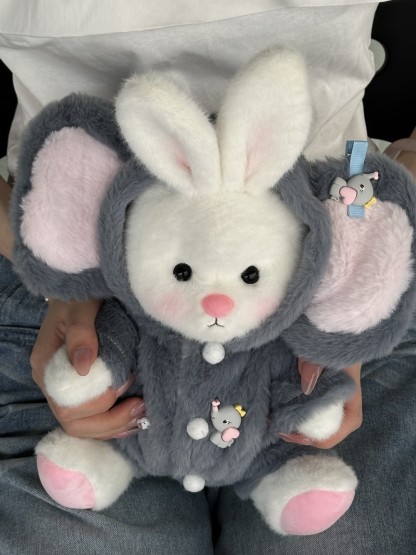 Homeyfriends Cute Jointed Bunny With Elephant Outfit