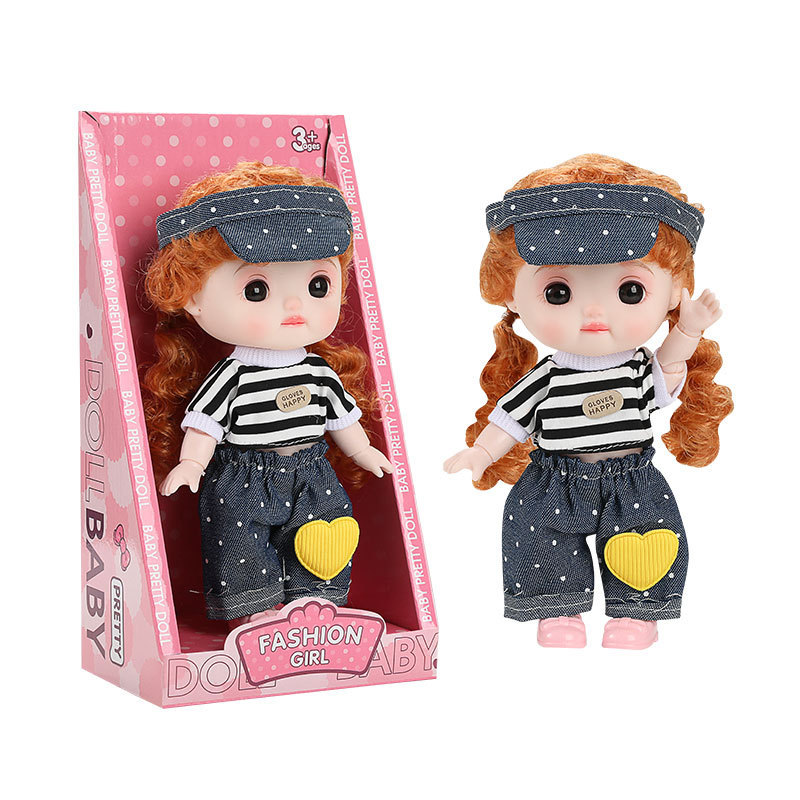 Homeyfriends 9“ Jointed Doll – Beautiful Fashion Princess with Outfits