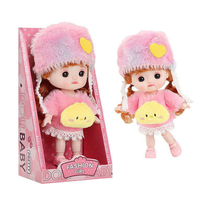 Homeyfriends 9“ Jointed Doll – Beautiful Fashion Princess with Outfits