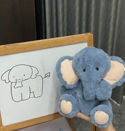 Navy Jointed Elephant