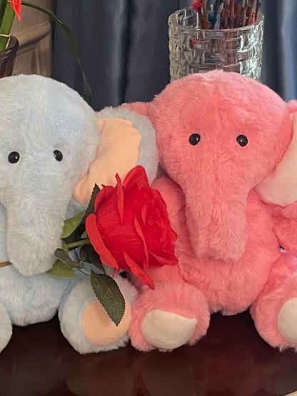 Pink Jointed Elephant