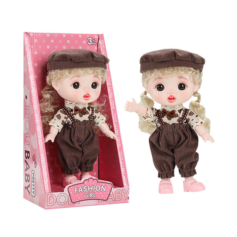 Homeyfriends 9“ Jointed Doll – Beautiful Fashion Princess with Outfits