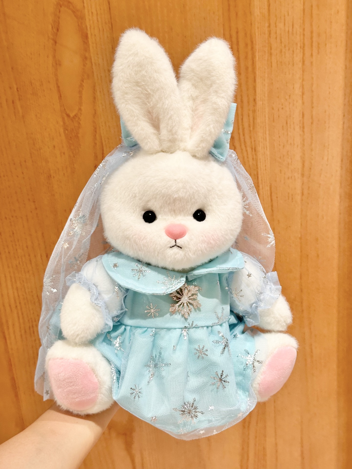 Homeyfriends Cute Jointed Bunny With Ice Princess Wedding Dress Outfit