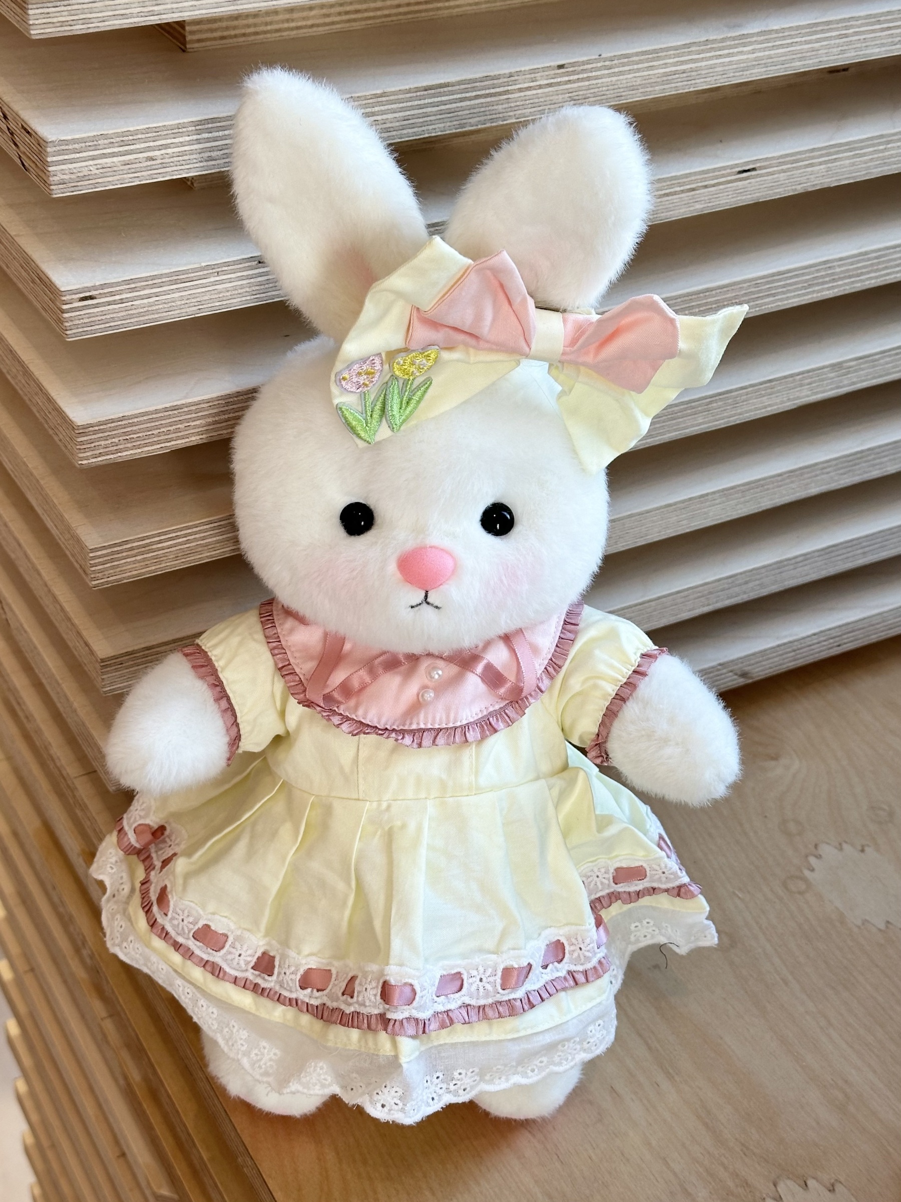 Homeyfriends Cute Jointed Bunny With Tulip Dress Outfit