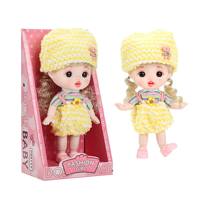 Homeyfriends 9“ Jointed Doll – Beautiful Fashion Princess with Outfits