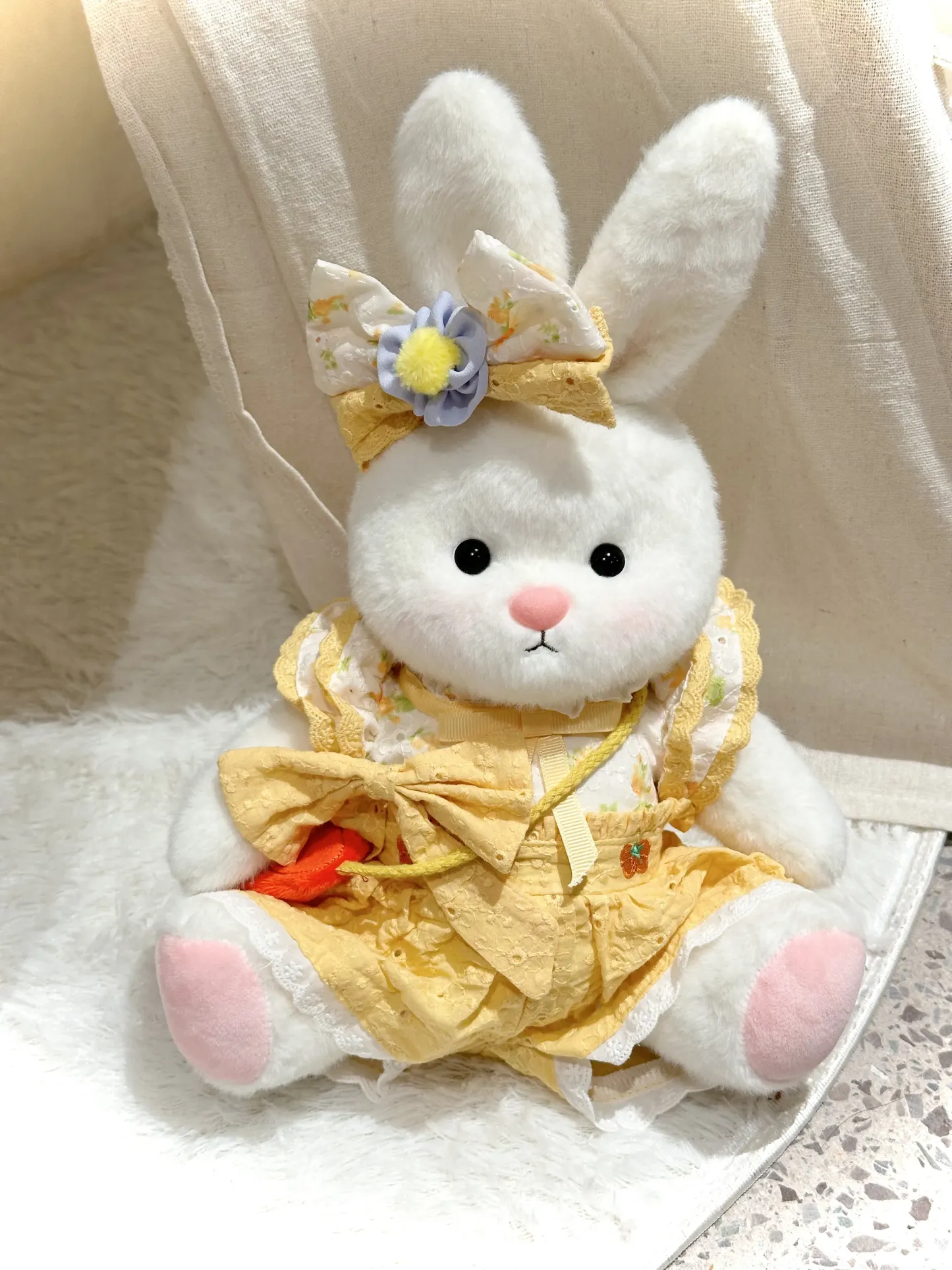 Homeyfriends Cute Jointed Bunny Stuffed Animal