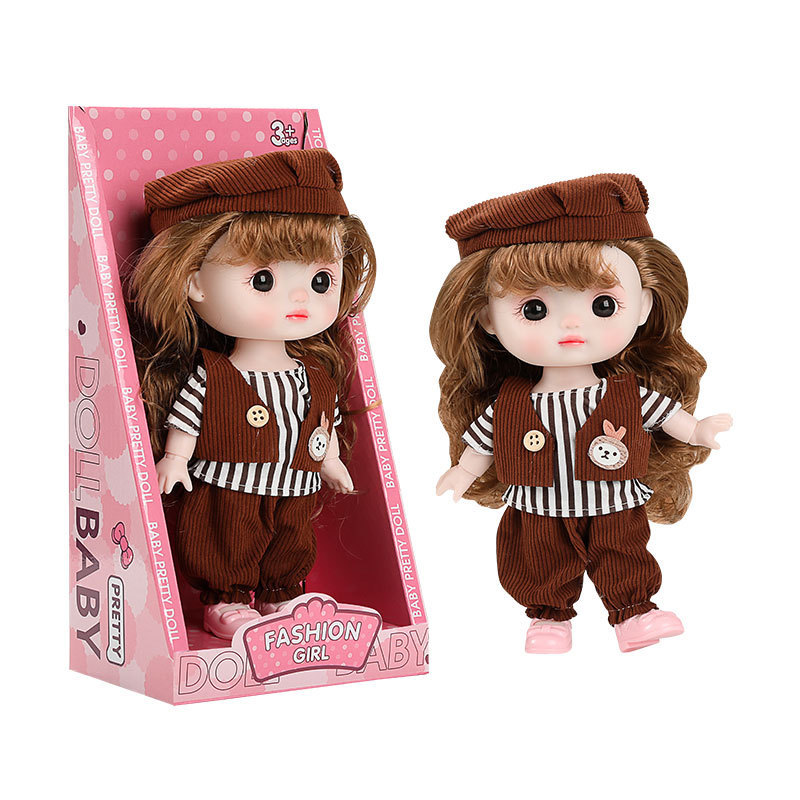 Homeyfriends 9“ Jointed Doll – Beautiful Fashion Princess with Outfits