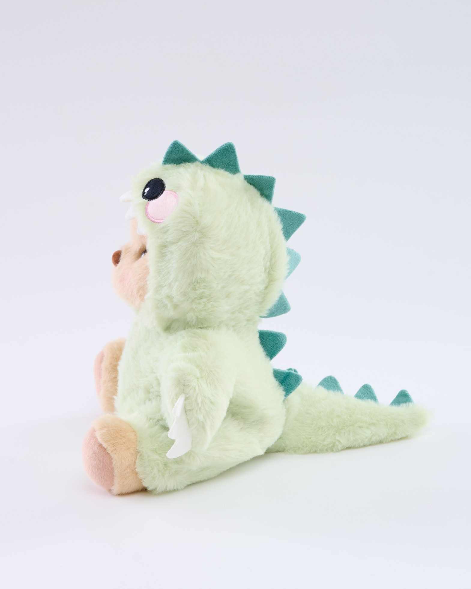 Homeyfriends Bear With Green Dinosaur Onesie Set