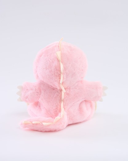 Homeyfriends Bear With Pink Dinosaur Onesie Set