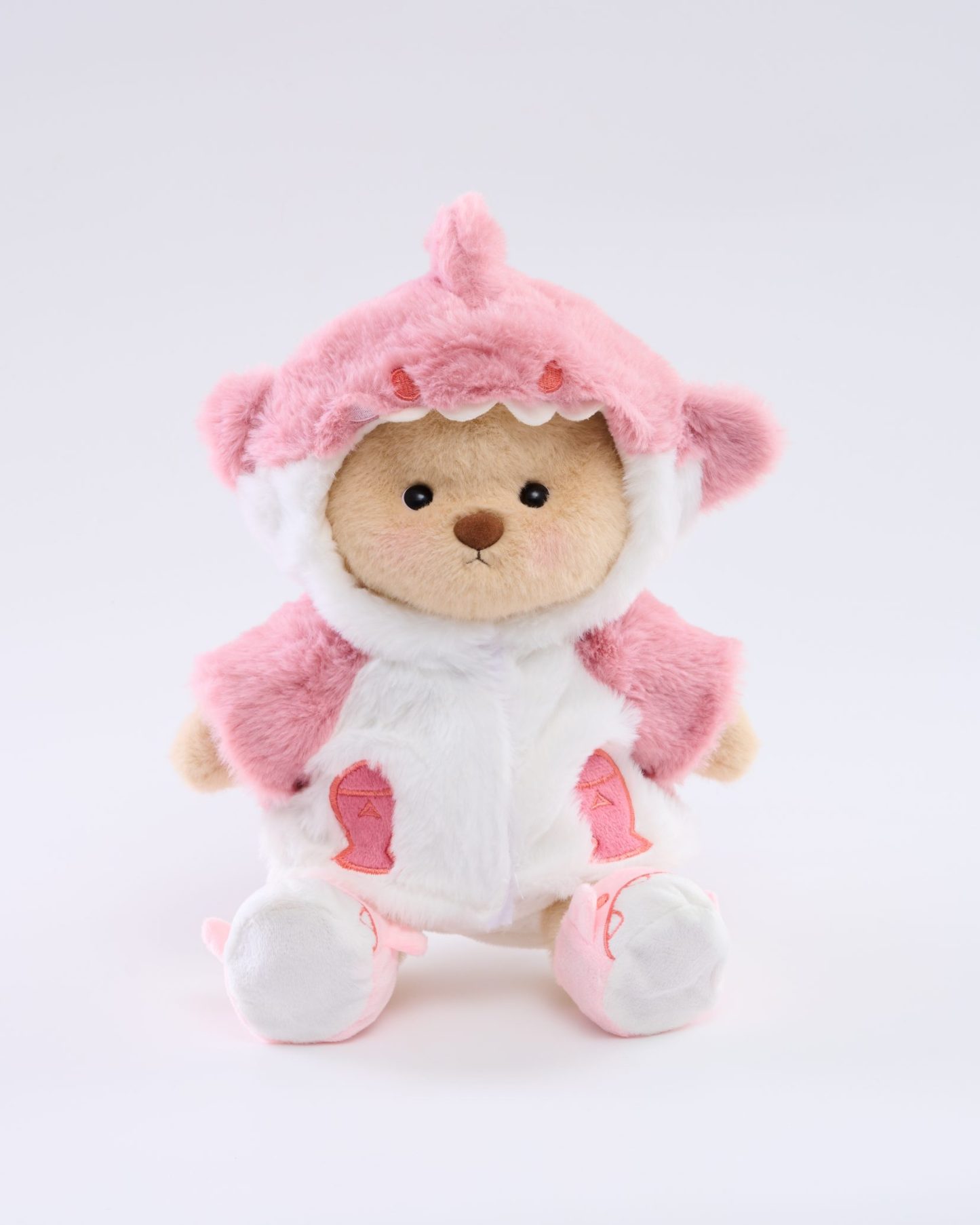 Homeyfriends Bear With Pink Shark Set