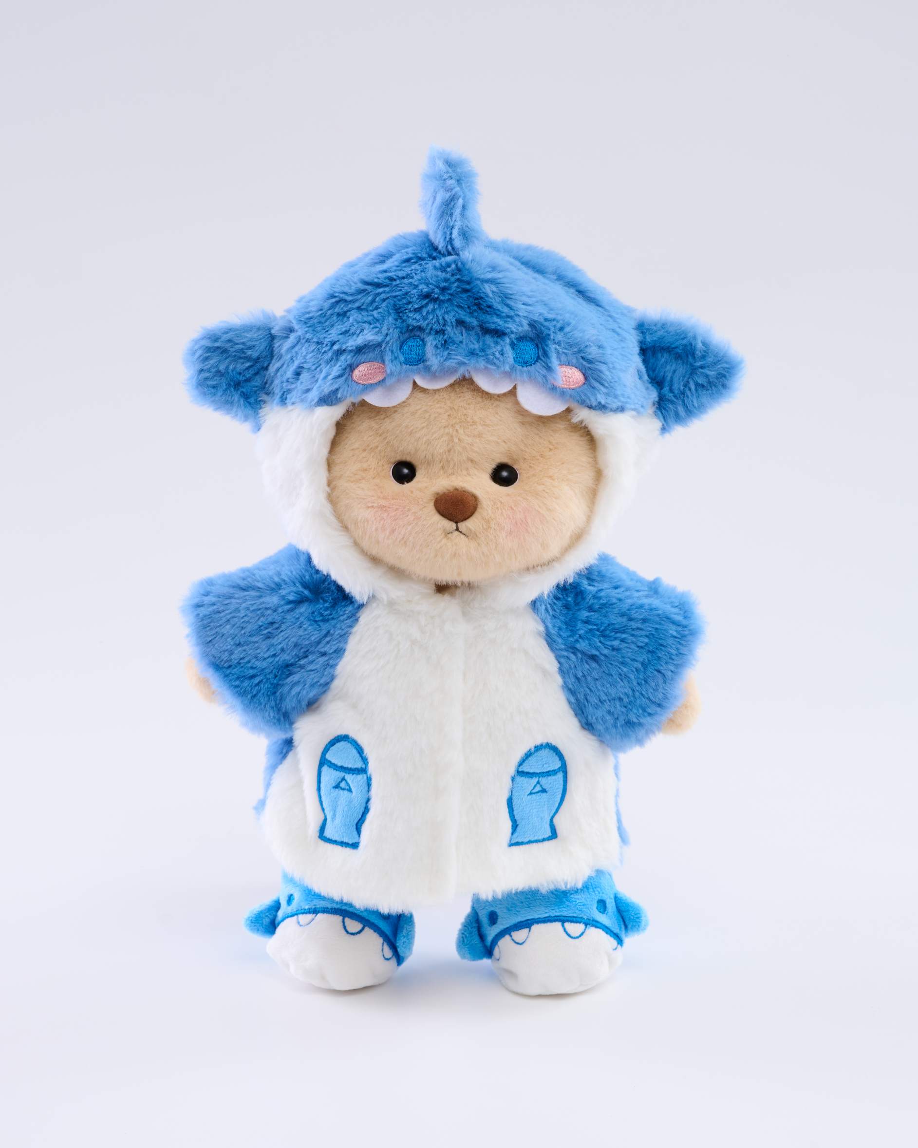 Homeyfriends Bear With Blue Shark Set