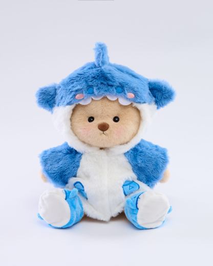 Homeyfriends Bear With Blue Shark Set