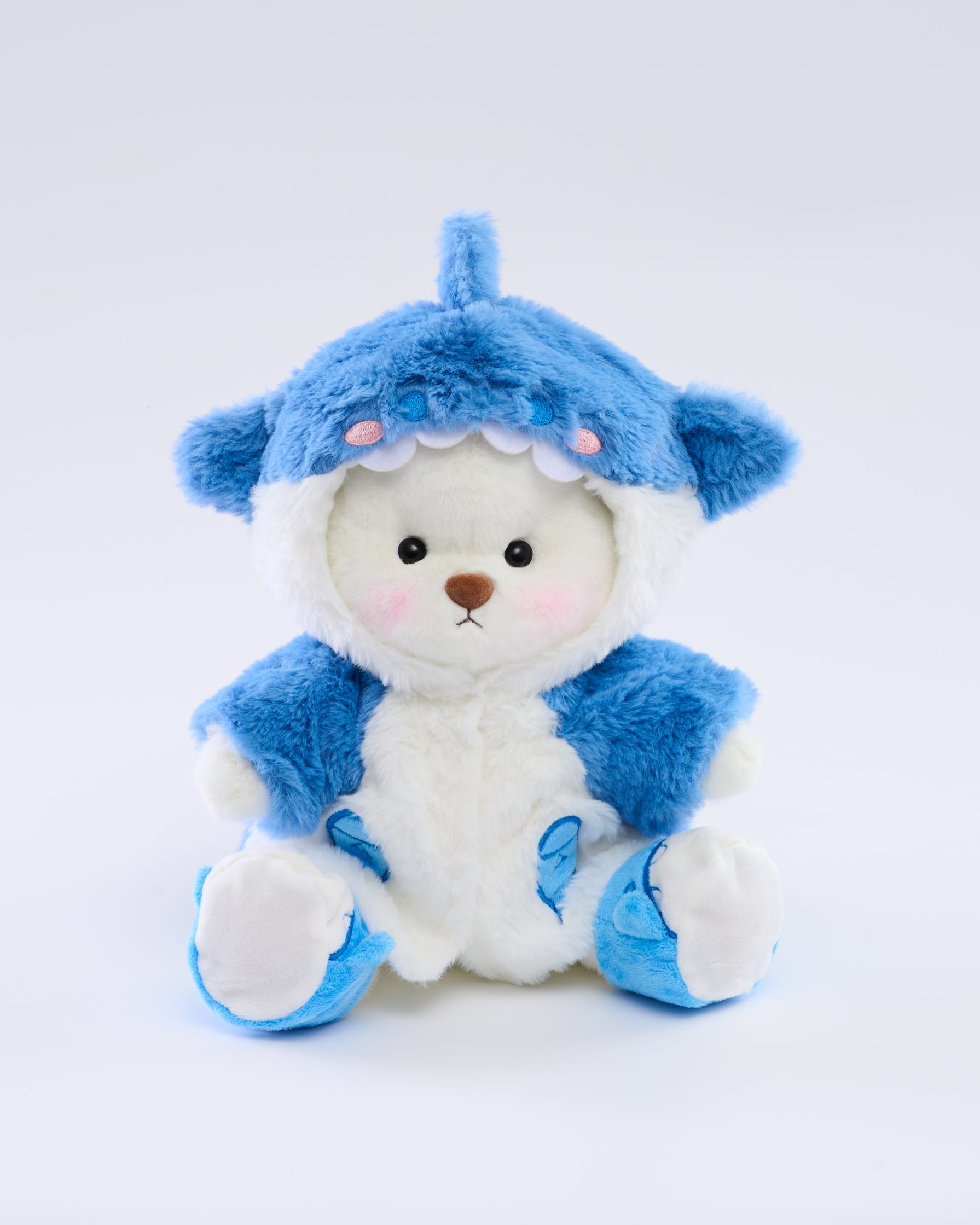 Homeyfriends Bear With Blue Shark Set