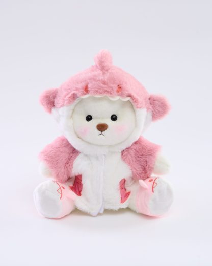 Homeyfriends Bear With Pink Shark Set