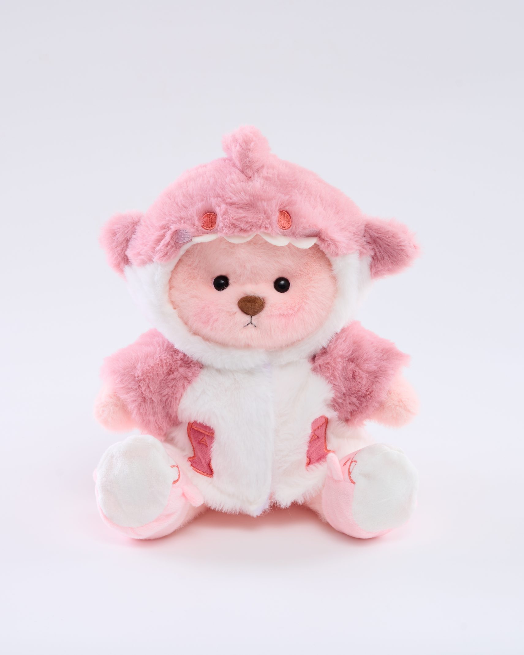 Homeyfriends Bear With Pink Shark Set