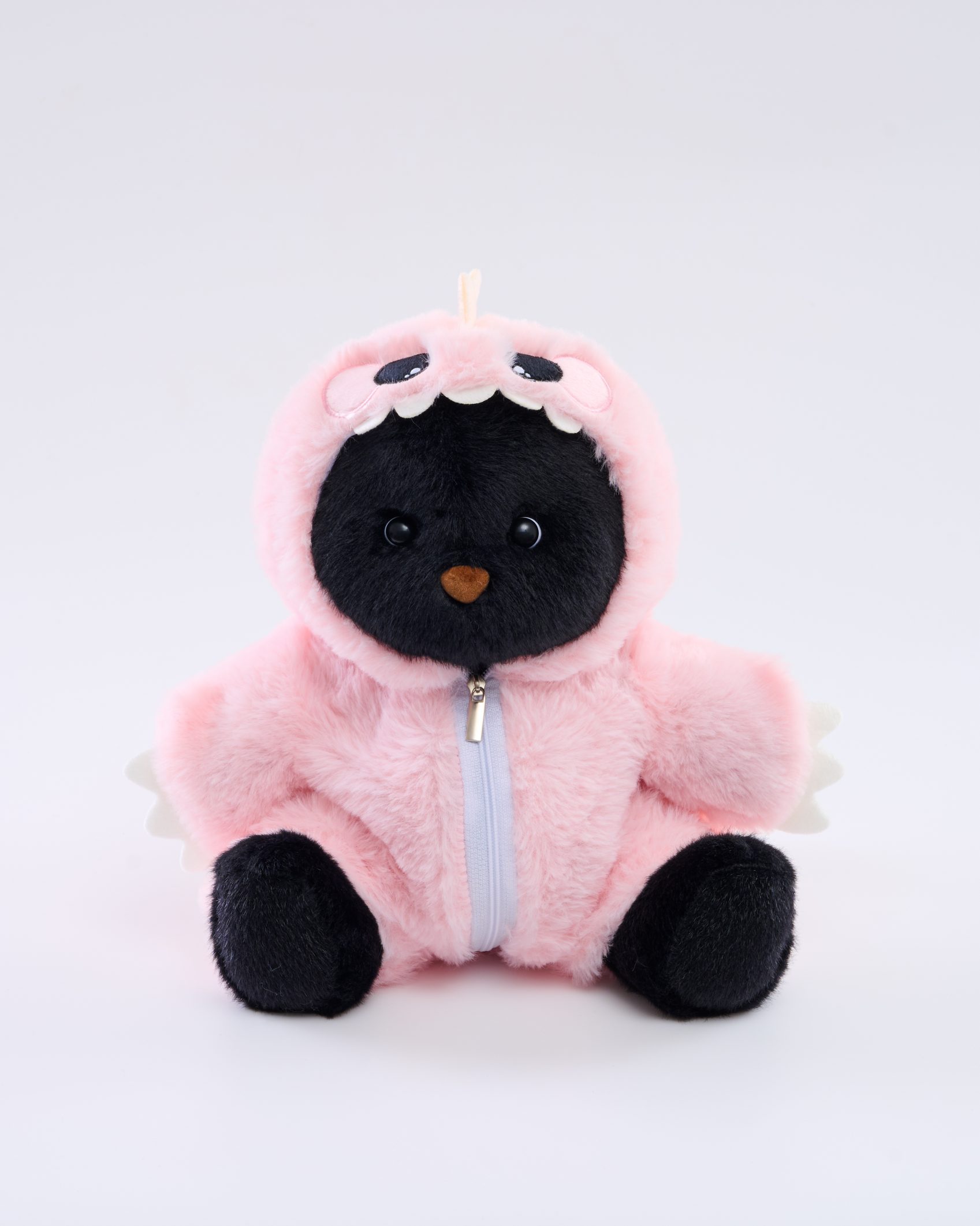 Homeyfriends Bear With Pink Dinosaur Onesie Set