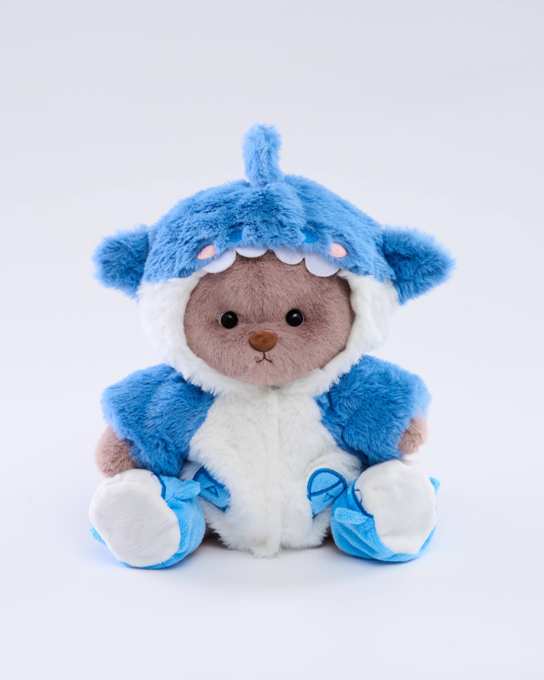 Homeyfriends Bear With Blue Shark Set