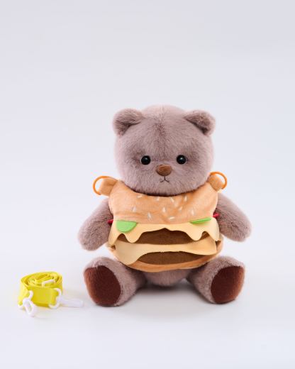 Homeyfriends Bear With Hamburger Crossbody Bag