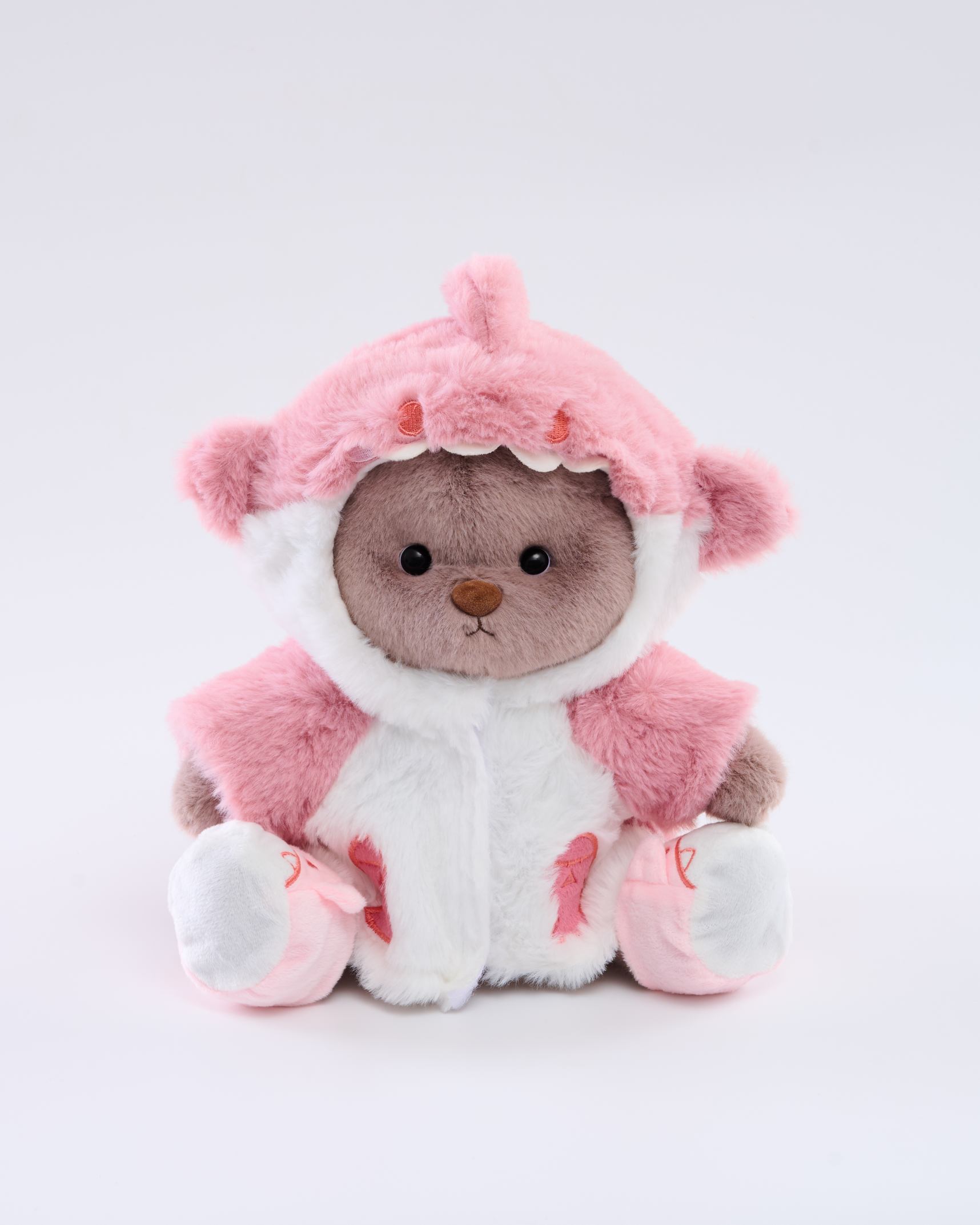 Homeyfriends Bear With Pink Shark Set