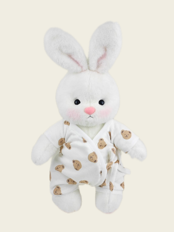 Homeyfriends Cute Jointed Bunny With Bear pajamas