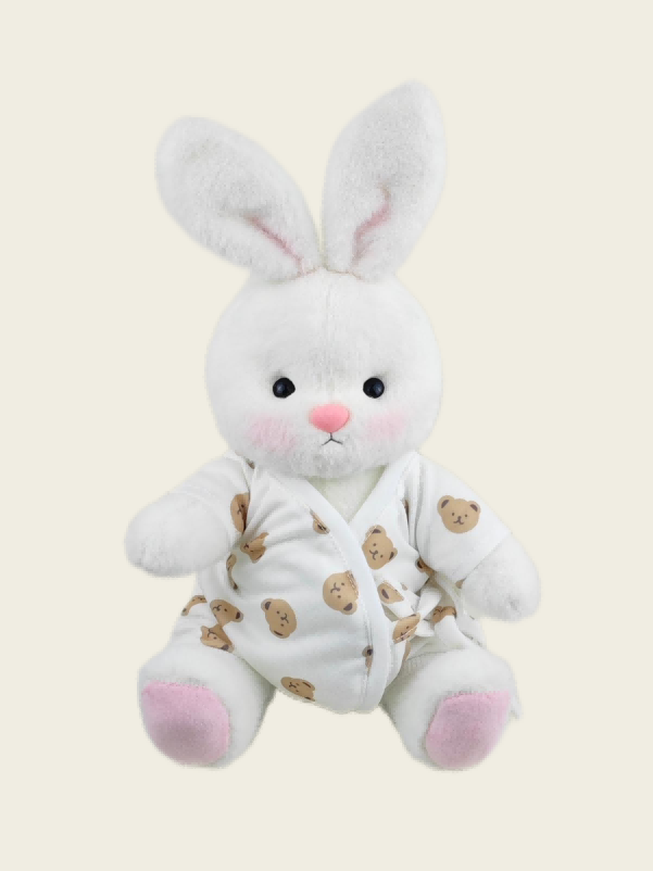 Homeyfriends Cute Jointed Bunny With Bear pajamas