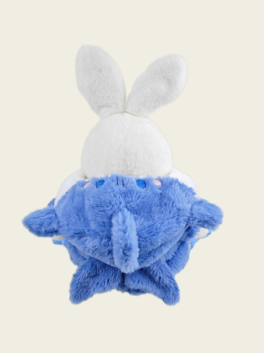 Homeyfriends Cute Jointed Bunny With Blue Shark Outfit