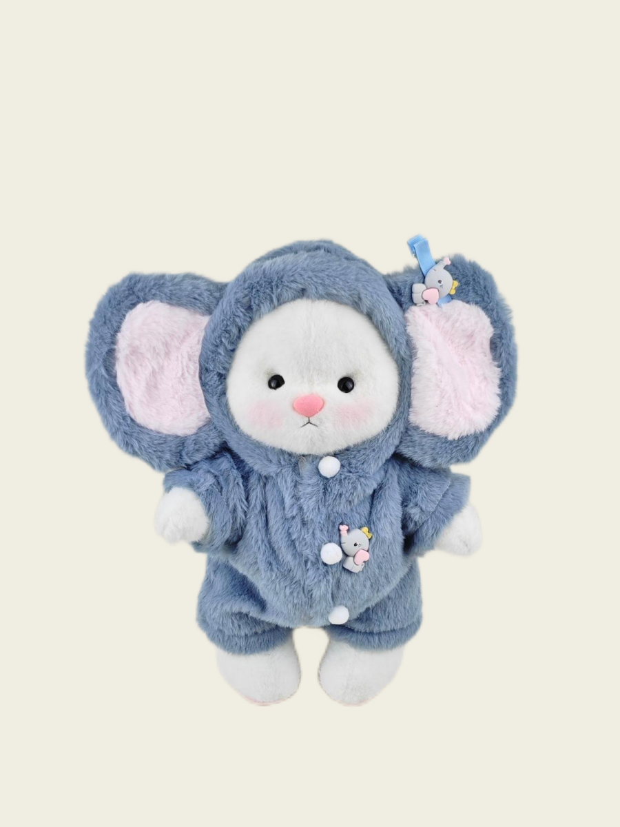 Homeyfriends Cute Jointed Bunny With Elephant Outfit