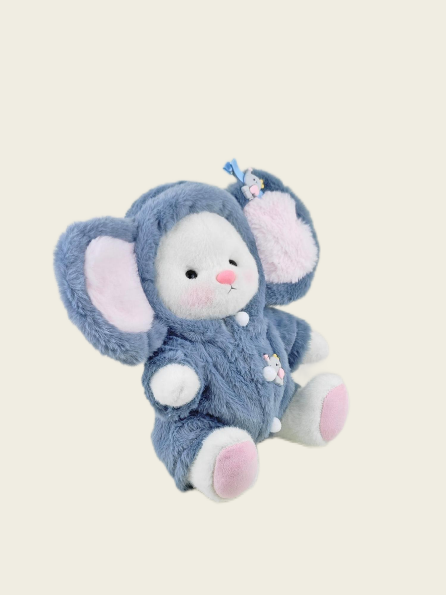 Homeyfriends Cute Jointed Bunny With Elephant Outfit