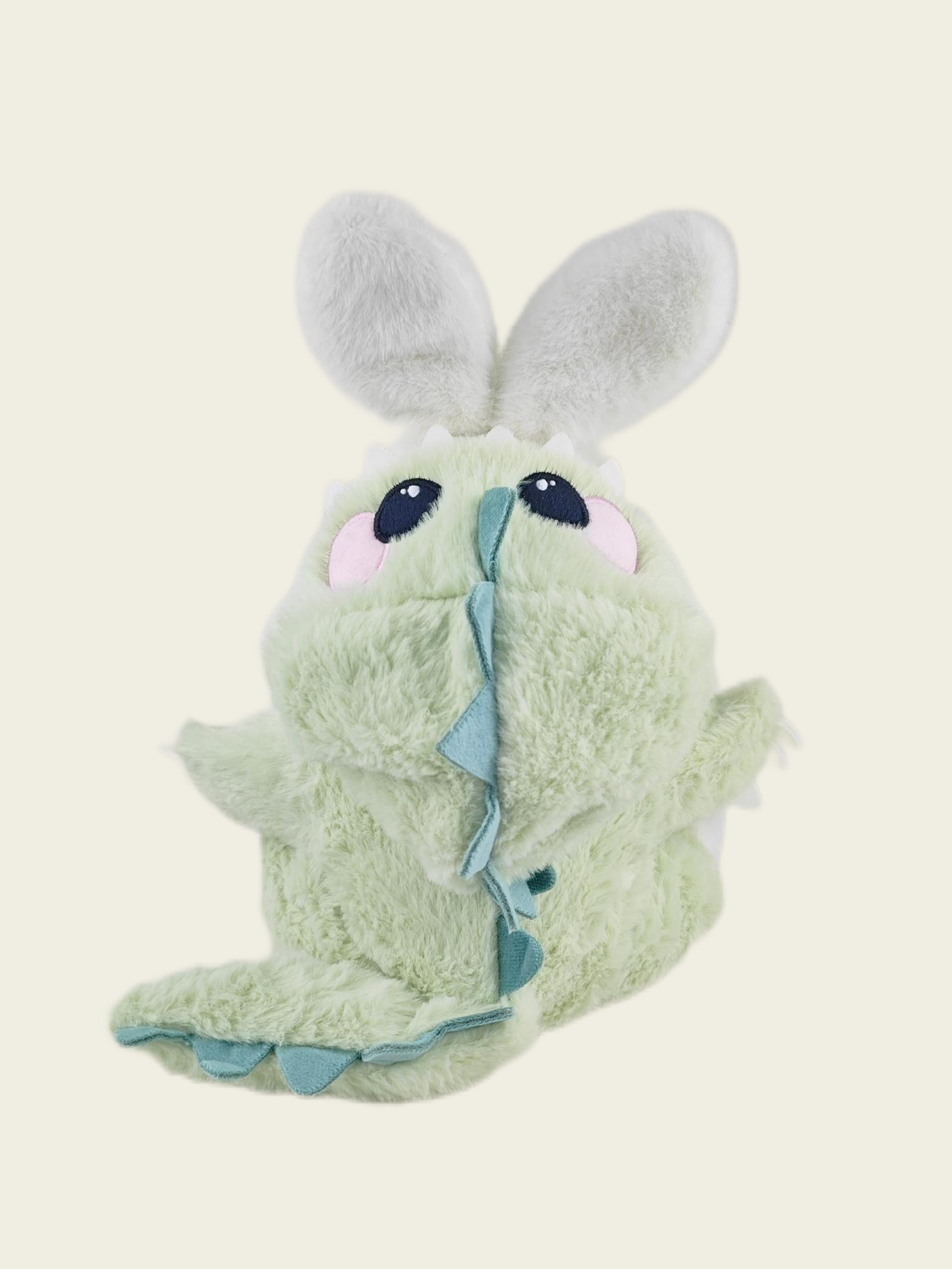 Homeyfriends Cute Jointed Bunny With Green Dinosaur Outfit