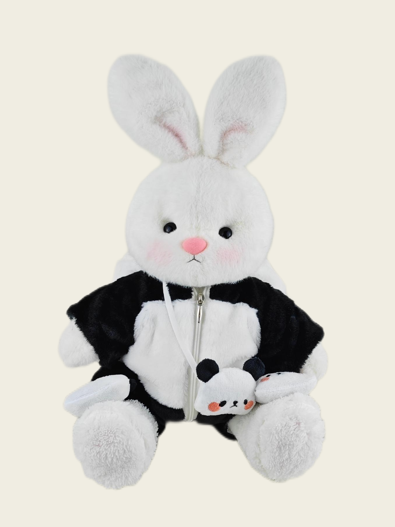 Homeyfriends Cute Jointed Bunny With Panda Outfit