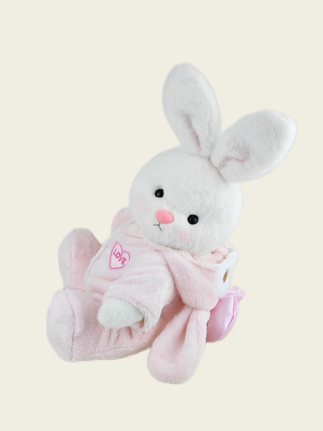 Homeyfriends Cute Jointed Bunny With Love Onesie