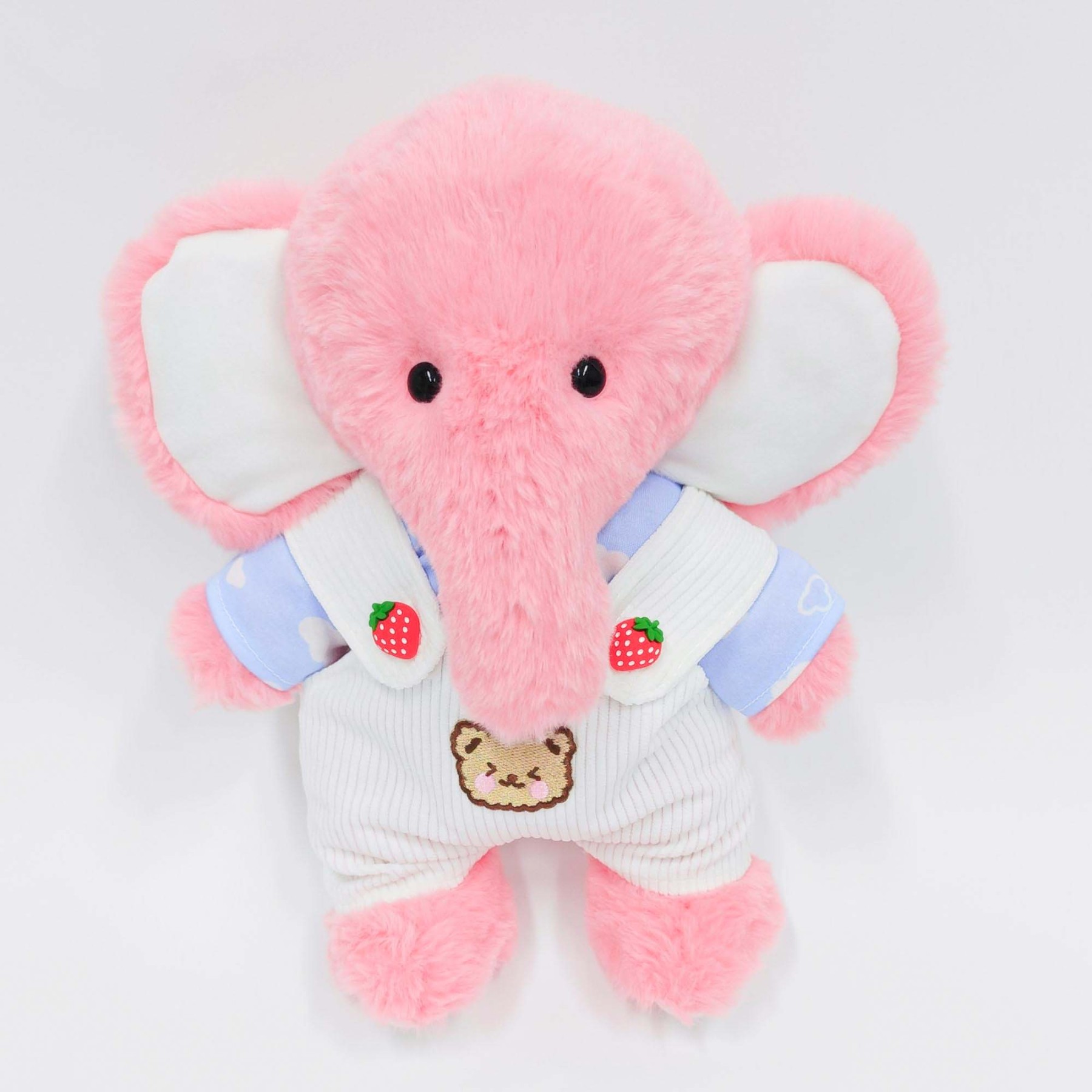 Homeyfriends Pippin The Pink Jointed Elephant Stuffed Animal