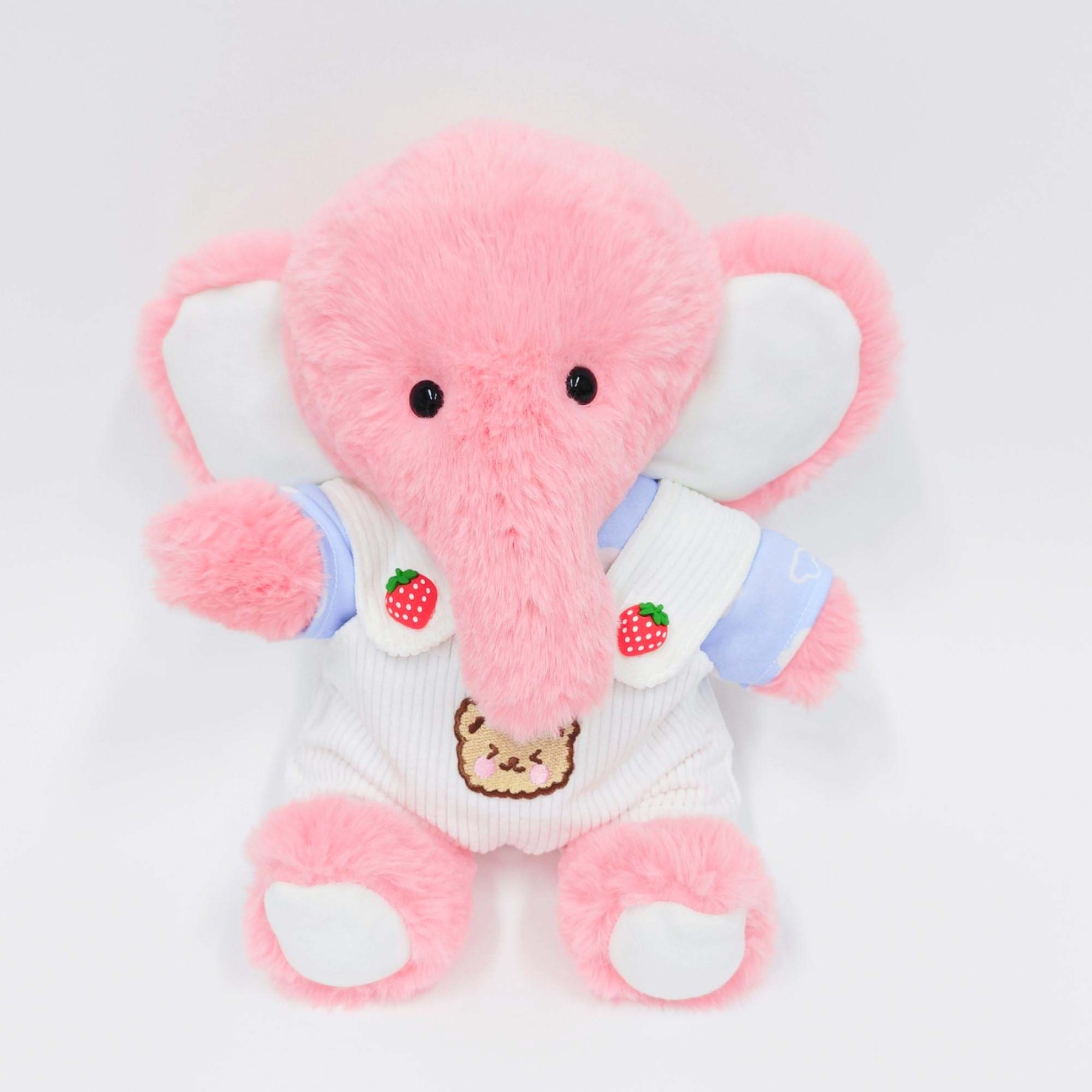 Homeyfriends Pippin The Pink Jointed Elephant Stuffed Animal