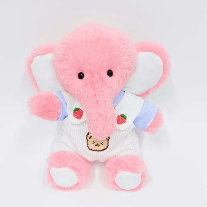 Homeyfriends Pippin The Pink Jointed Elephant Stuffed Animal