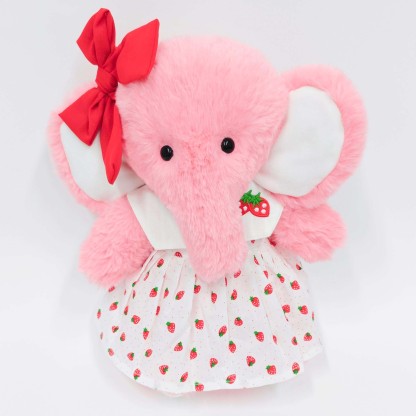 Homeyfriends Pippin The Pink Jointed Elephant Stuffed Animal