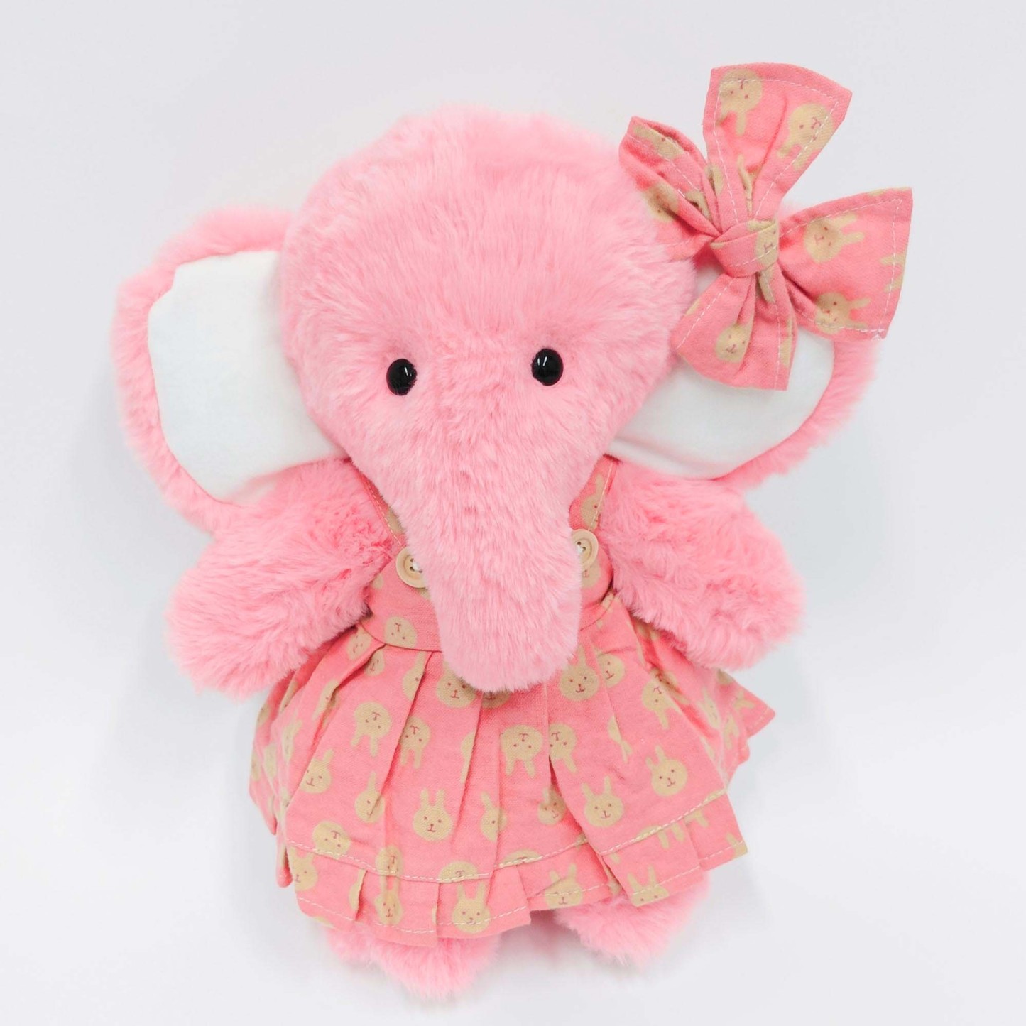 Homeyfriends Pippin The Pink Jointed Elephant Stuffed Animal