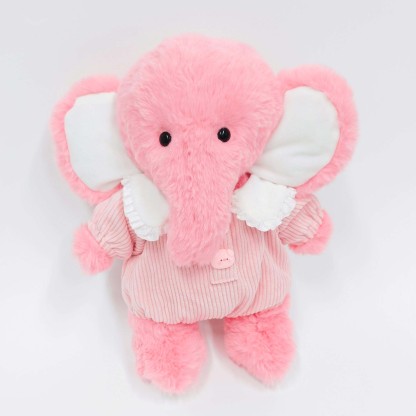 Homeyfriends Pippin The Pink Jointed Elephant Stuffed Animal